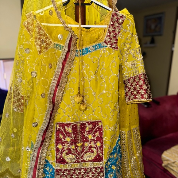 Party sharara suit - Picture 3 of 9